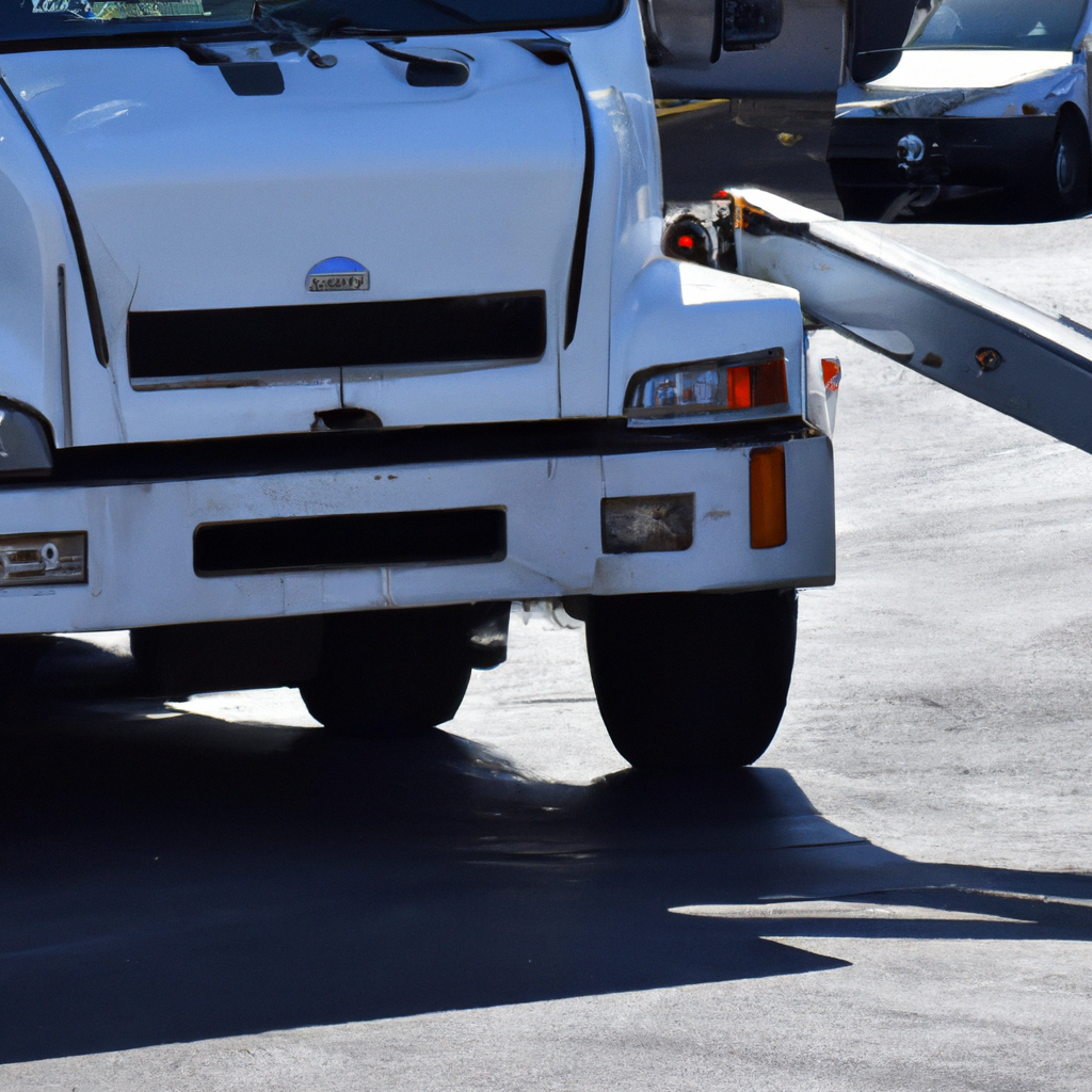 A tow truck ready for assistance.