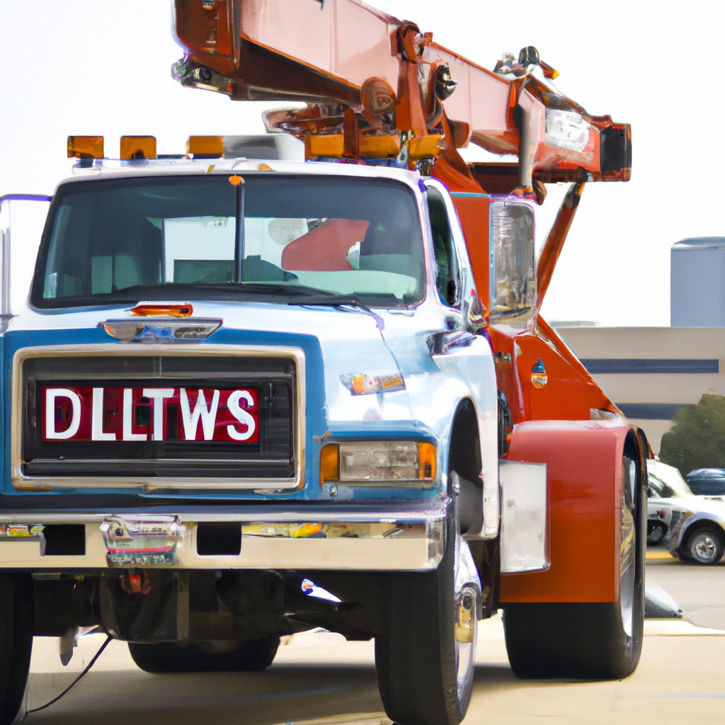 Dallas tow truck ready for action.